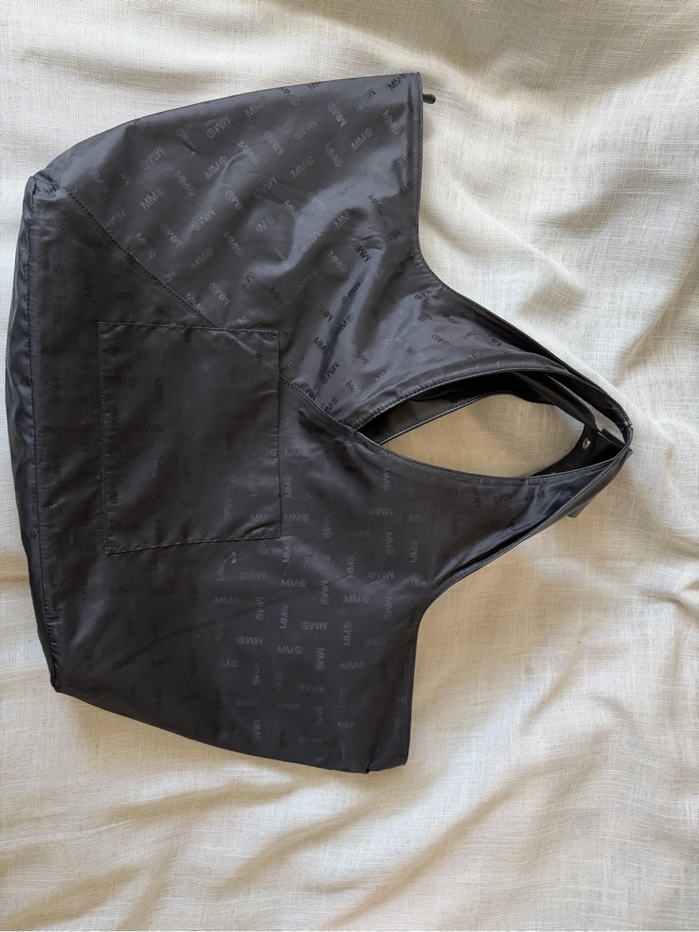 Maison Martin Margiela Black Leather Shoulder Tote - Picture 10 of 13